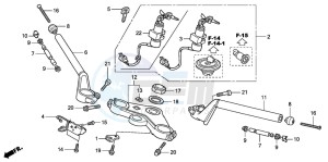 CBR125RW drawing HANDLE PIPE/TOP BRIDGE