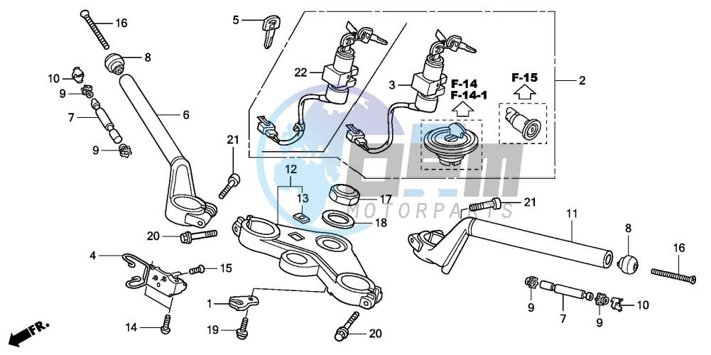 HANDLE PIPE/TOP BRIDGE