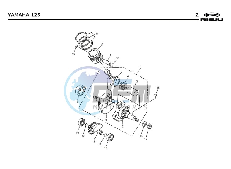 PISTON - CRANKSHAFT  EURO2