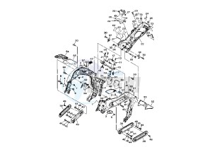 MT-01 1700 drawing REAR FRAME