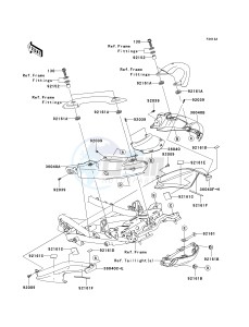 KLE 650 A [VERSYS] (9F-9F) A9F drawing SEAT COVER-- A9F- -