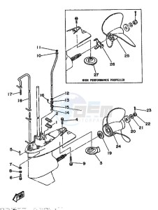 90A drawing LOWER-CASING-x-DRIVE