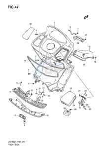 UH125 BURGMAN EU drawing FRONT BOX