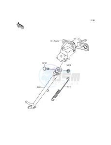 ER-6F EX650EEF XX (EU ME A(FRICA) drawing Stand(s)