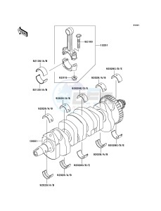 Z750S ZR750K6F FR GB XX (EU ME A(FRICA) drawing Crankshaft