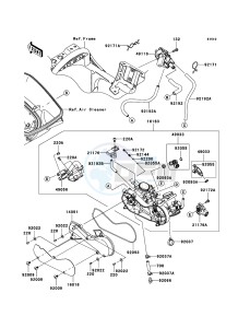 KVF750_4X4 KVF750D9F EU GB drawing Throttle