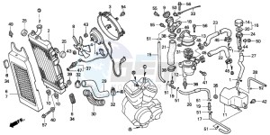 VT600CD drawing RADIATOR