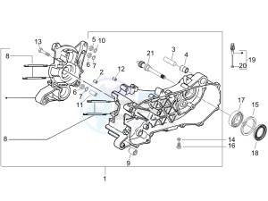 Fly 50 2t (25 kmh) (B-NL) drawing Crankcase