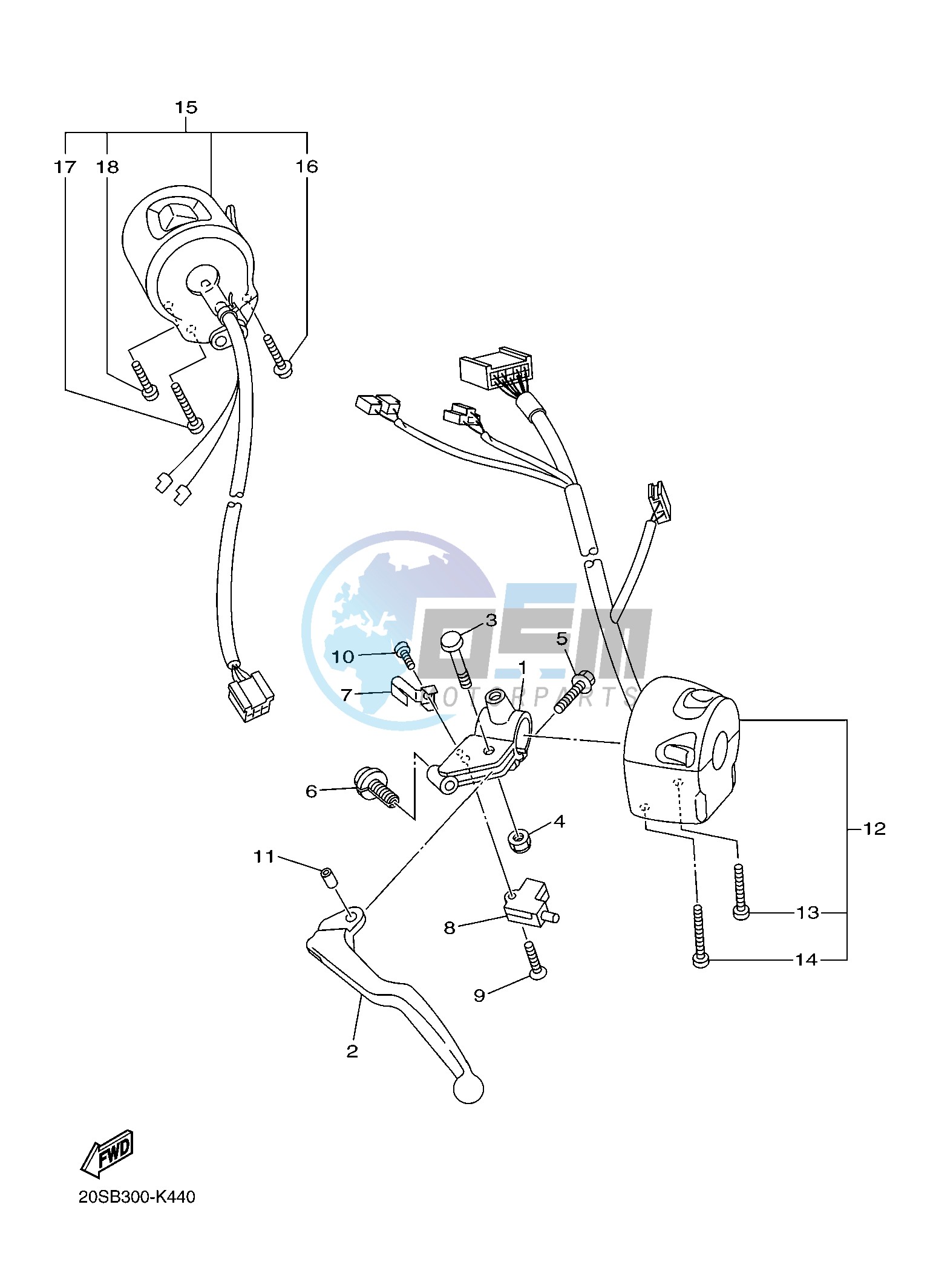 HANDLE SWITCH & LEVER