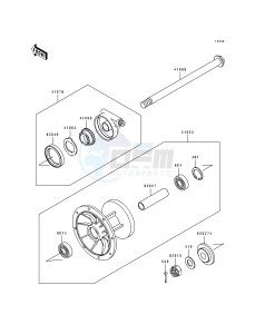 KL 650 B [TENGAI] (B2-B3) [TENGAI] drawing FRONT HUB