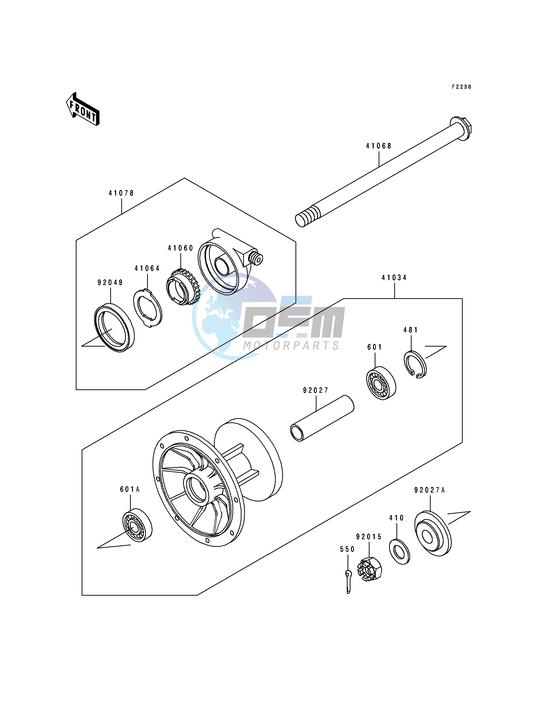 FRONT HUB