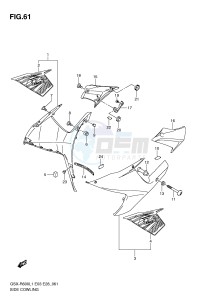 GSX-R600 (E3) drawing SIDE COWLING