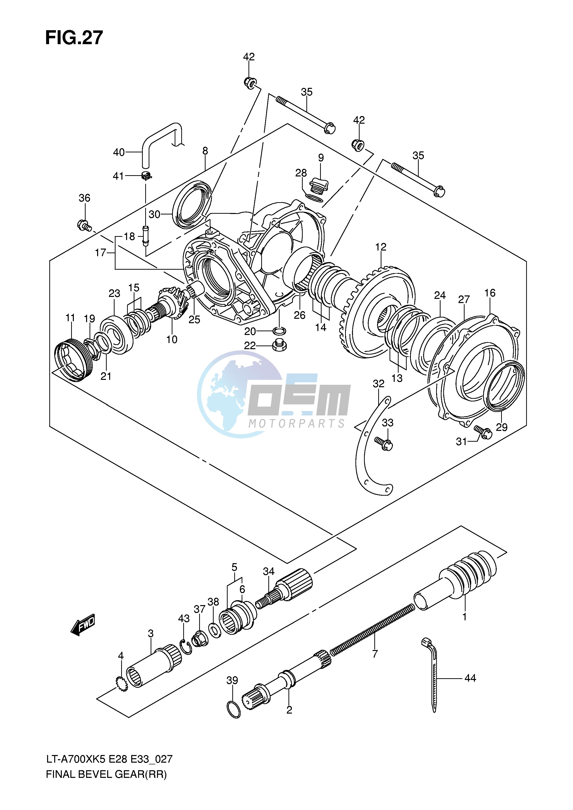 FINAL BEVEL GEAR (REAR)