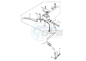 YP MAJESTY 150 drawing FRONT MASTER CYLINDER