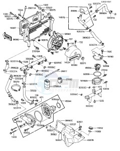 ZX 900 A [NINJA] (A3) NINJA 900 drawing RADIATOR_FAN_WATER PUMP