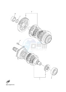 FJR1300AE FJR1300-AS ENGLAND drawing TRANSMISSION