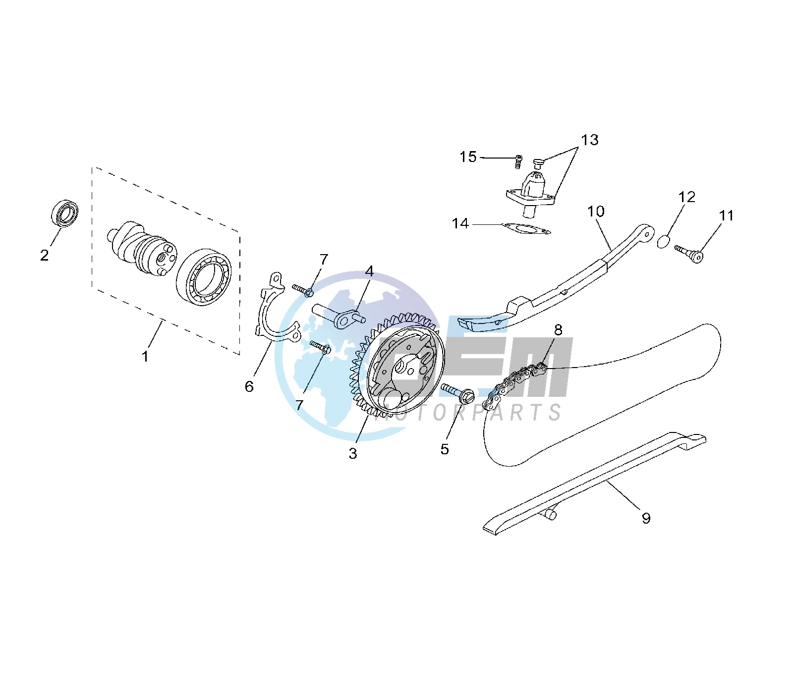 CAMSHAFT AND TIMING CHAIN