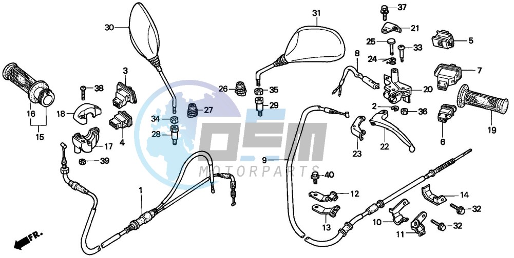 HANDLE LEVER/SWITCH/CABLE (1)