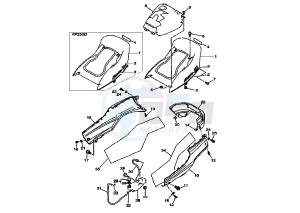 YP MAJESTY DX 250 drawing REAR  BODY