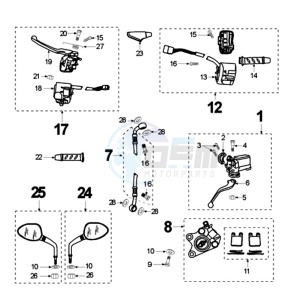 ELYSEO FR drawing BRAKE SYSTEM AJP DOMINO