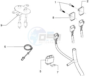 X9 125 drawing Electrical devices