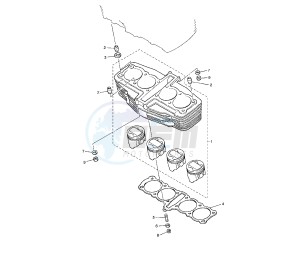 XJR 1300 drawing CYLINDER