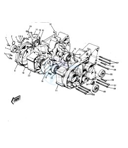 G5 (B-C) 100 drawing CRANKCASE -- 74-75 B_C- -