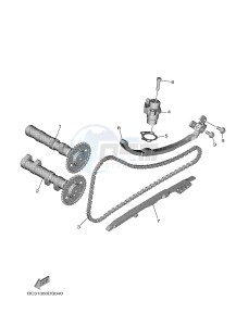 XP530E-A T-MAX (BV11) drawing CAMSHAFT & CHAIN