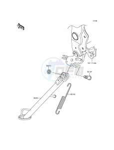 Z250SL BR250EGF XX (EU ME A(FRICA) drawing Stand(s)