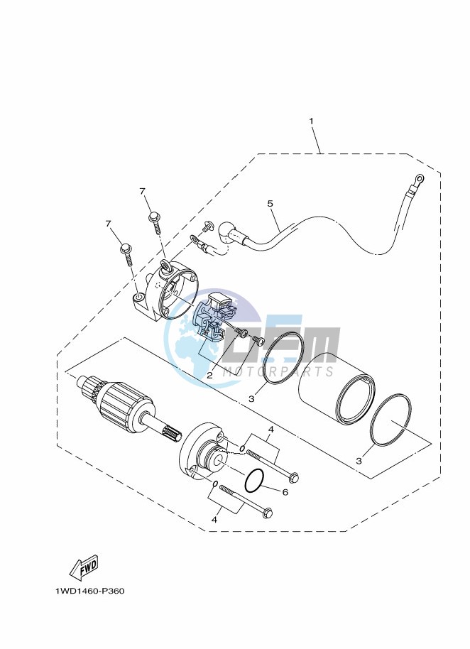 STARTING MOTOR