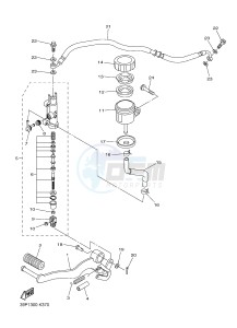 FZ8-S FZ8 FAZER 800 (42PN) drawing REAR MASTER CYLINDER