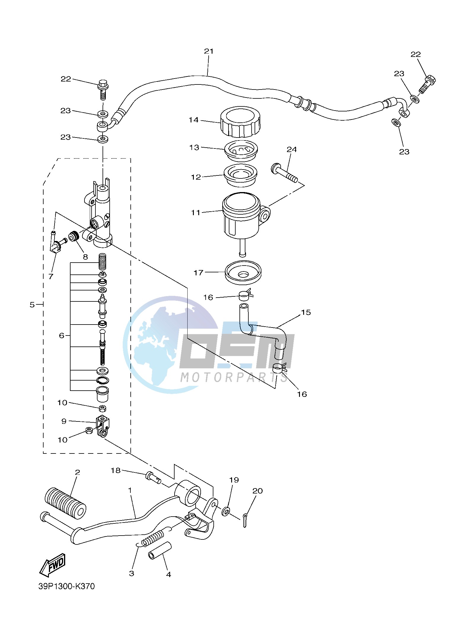 REAR MASTER CYLINDER