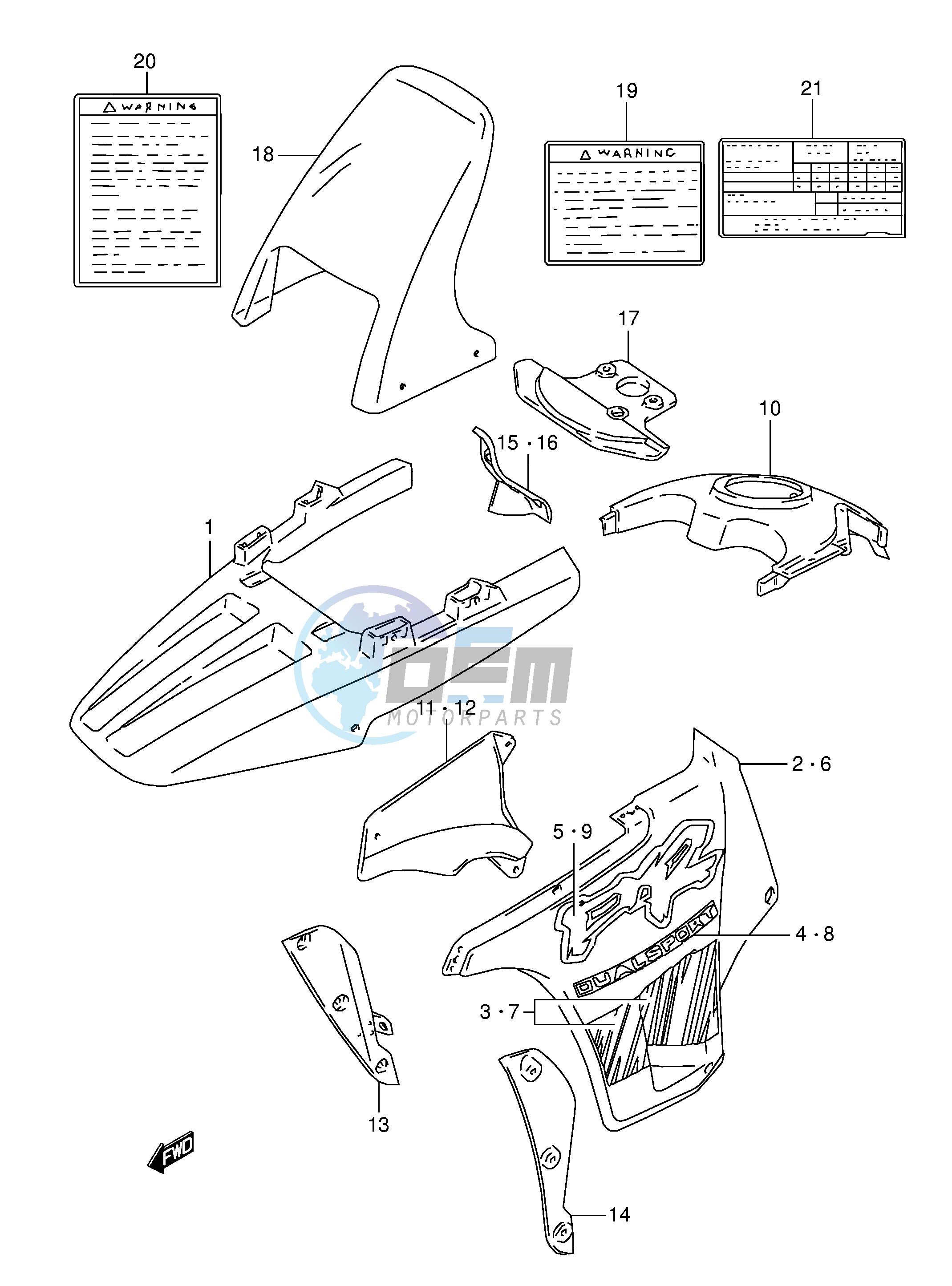 COWLING BODY (MODEL S)