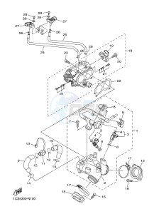 XVS1300A MIDNIGHT STAR (11C9) drawing INTAKE 1