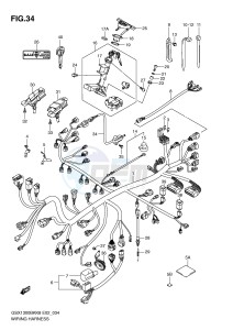 GSX1300BK (E2) drawing WIRING HARNESS (GSX1300BK U2 UF)