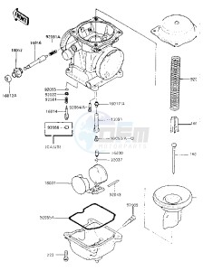 EN 450 A [454 LTD] (A1-A5) [454 LTD] drawing CARBURETOR PARTS