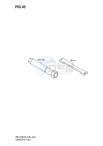 RM-Z250 (E28) drawing OWNER'S TOOL