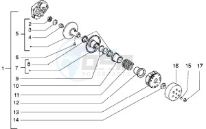 Runner 50 drawing Driven pulley