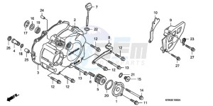 CRF250R9 Australia - (U / BLA) drawing L. CRANKCASE COVER