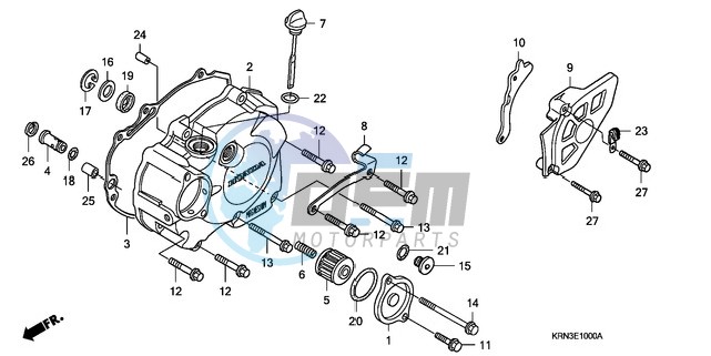 L. CRANKCASE COVER