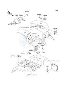 KEF 300 B [LAKOTA SPORT] (B1-B3) [LAKOTA 300 SPORT] drawing LABELS