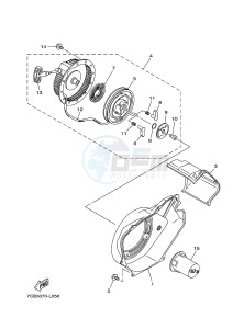 EF4000FW 251 (7C43) drawing AIR SHROUD & STARTER