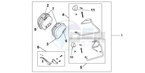 VFR8009 UK - (E / MME) drawing 35L PANNIER PEARL SUNBEAM WHITE