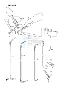 GSX-R750W (E2) drawing HANDLEBAR (MODEL R S)