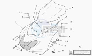 MGS-01 1200 Corsa Corsa drawing Windshield