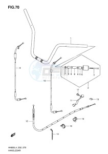 AN650 drawing HANDLEBAR