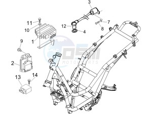 Beverly 125 e3 drawing Voltage Regulators - Electronic Control Units (ecu) - H.T. Coil