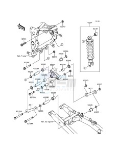 Z250SL BR250EFS XX (EU ME A(FRICA) drawing Suspension/Shock Absorber