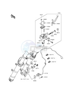 Z300_ABS ER300BFF XX (EU ME A(FRICA) drawing Front Master Cylinder