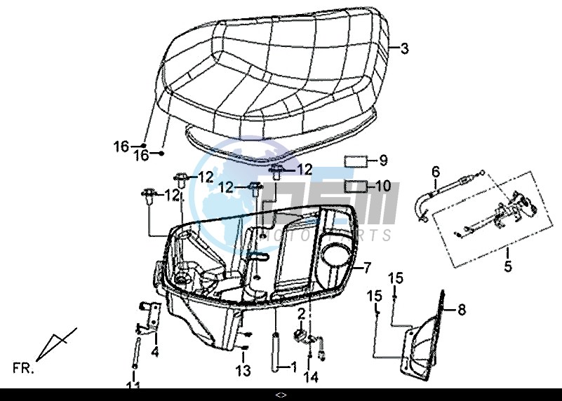 SEAT REAR GRIP